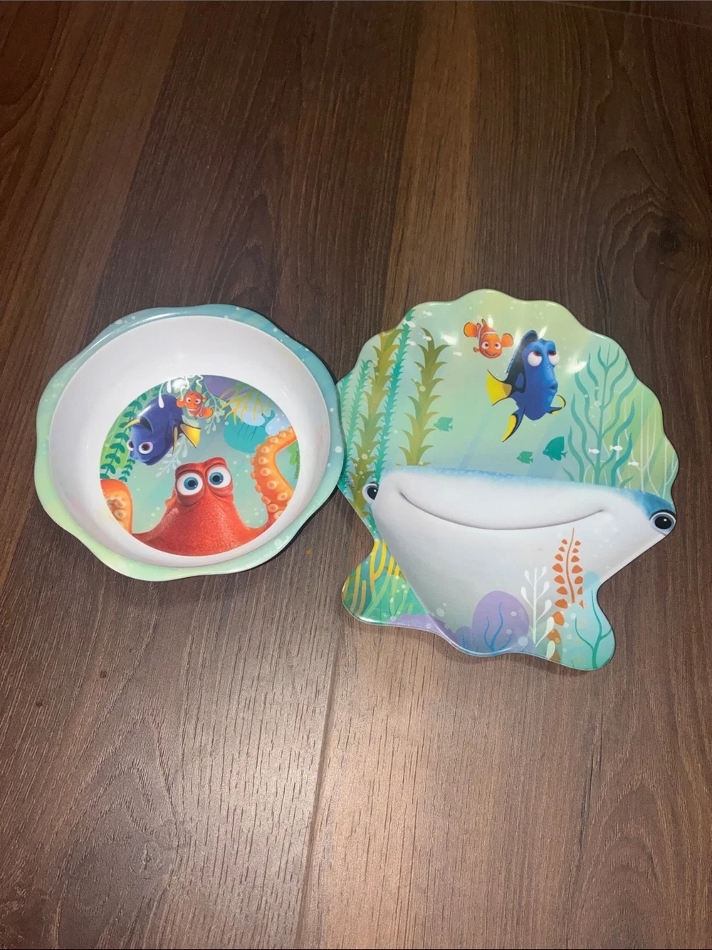 Disney ZAK Finding Dory Melamine Kids Bowl & Plate Set NEMO HANK BAILEY